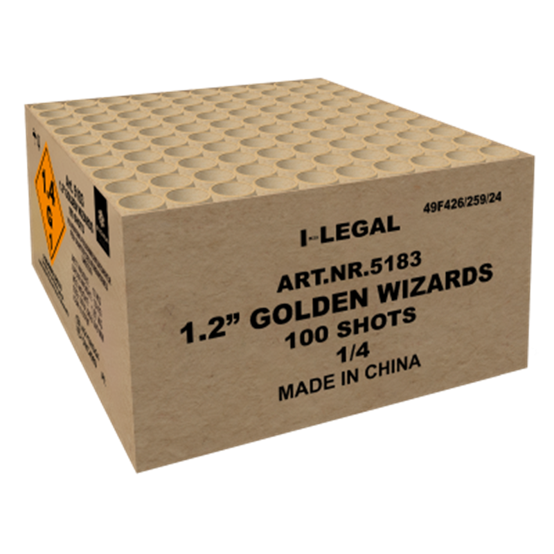 1.2'' Golden Wizards 100 shots