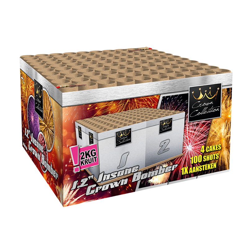 1.2"" Insane Crown Bomber 100 shot