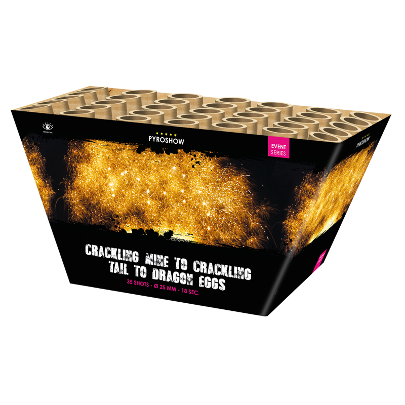 2810 - FAN SHAPE: CRACKLING MINE TO CRACKLING TAIL TO DRAGON EGGS