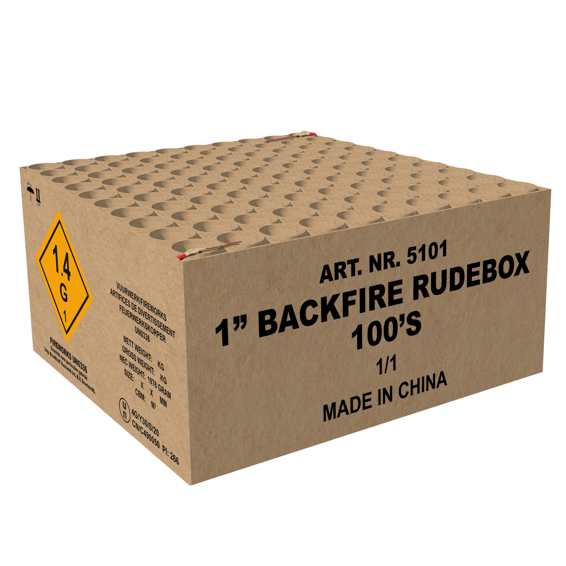 1" Backfire Rudebox